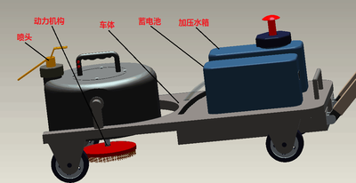 小型“地无赖”清洁车