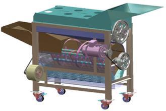 多功能智能化玉米脫粒機