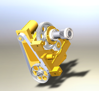 织机电子卷取机构创意设计