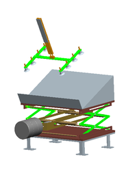 全自动压痕机纸张运送装置