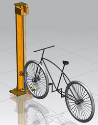 便民自行车立式停车架