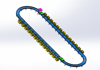 交叉带式物流分拣机