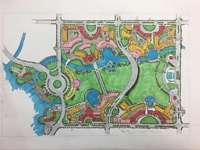 花园效果平面图