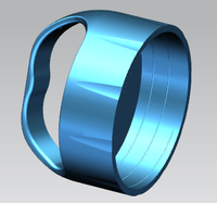 塑料水杯盖及其注塑模设计