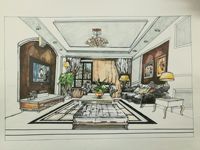室内设计-临摹