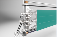 三板书面自动擦试避粉笔尘黑板