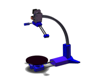 转盘加导轨3D扫描仪创新设计