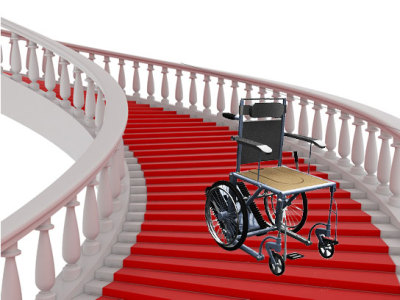 多功能爬楼轮椅&amp;坦式助力器