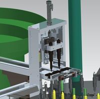 典型三色笔盖全自动组装生产线