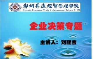 企业决策专题