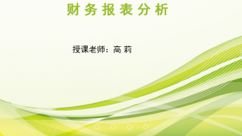 财务报表分析