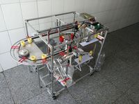 多工位履带式全自动高脚杯清洗装置