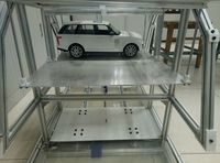 一位三车立体停车装置