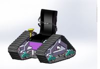 一种新型履带式环保可升降电动轮椅