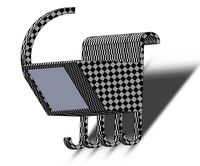 多功能宿舍床头置物架