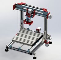 可换刀头雕刻打印机