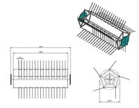 越野式农作物收割机
