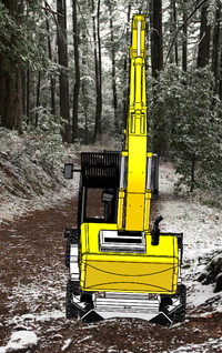 多功能轮式挖掘机