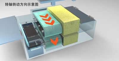 手机自动擦洗机