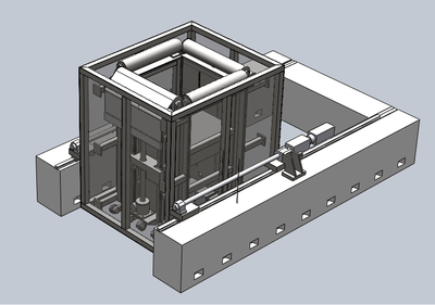 铸造砂型3D打印升降平车