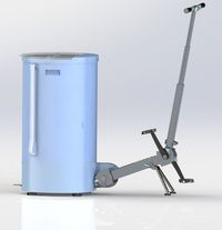 脚踏式折叠洗衣机