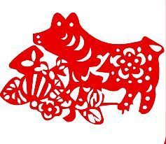剪纸邮票