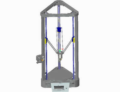 FDM并联式3D打印机