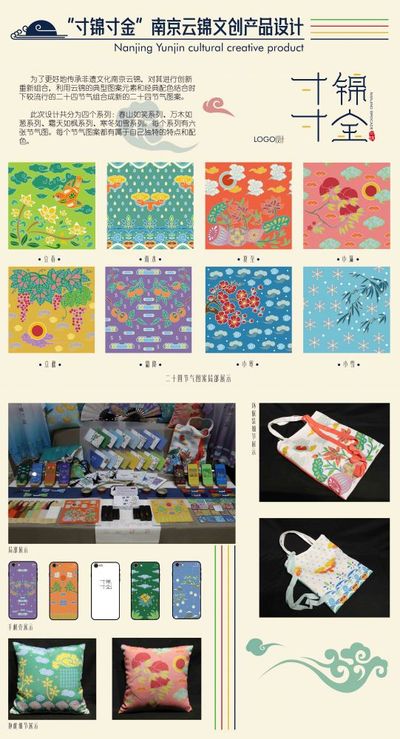 “寸锦寸金”南京云锦文创产品设计