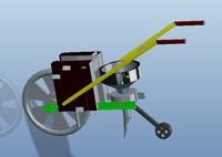 小型手扶式多功能电动播种机