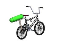 一种自行车气动助力装置