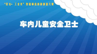 车内儿童安全卫士