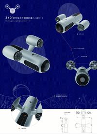 360°全方位水下探测机器人UER一代