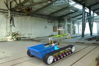 菠萝采摘运输一体机