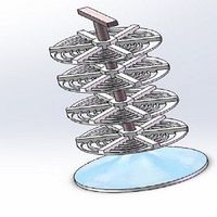 自动旋转式鞋架