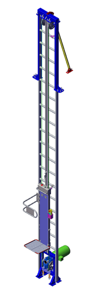 150型风电塔筒智能免爬器