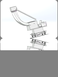 遥控自走齿刀梳齿式金银花采摘机