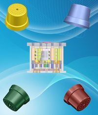 圆筒状塑料凳子模具设计