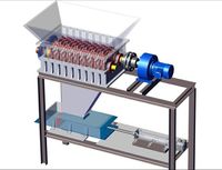双轴废弃物粉碎压块机