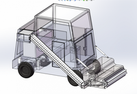 平养黄羽鸡舍清理机