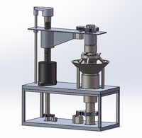 对接螺栓根部表面滚压强化工艺装置设计