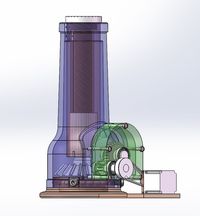 一种立式电动螺旋千斤顶的设计
