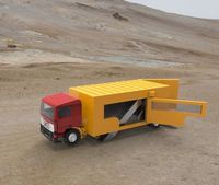 沙滩垃圾清理车