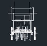 可调距行走式小粒蔬菜精细播种机