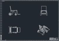 智能辅助护理轮椅床