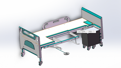 輪椅一體式醫療床的設計