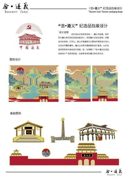“念·遵义”纪念品包装设计