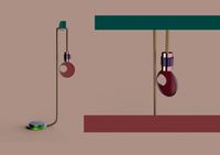 智能感应落地灯