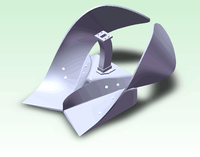 一种能够原地翻转土垡的铧式犁