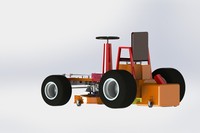 一种可驾驭的除草车