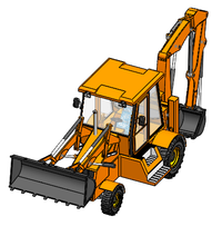 组合式挖掘装载机